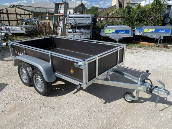 Reboque de madeira Lider 45450, 251 x 133 cm, 500/750 kg, PTAC