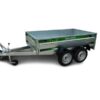 Reboque Erde Daxara 239×4 com travões, peso bruto de 1500/1000 kg.