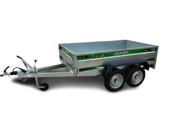 Reboque Erde Daxara 239×4 com travões, peso bruto de 1500/1000 kg.