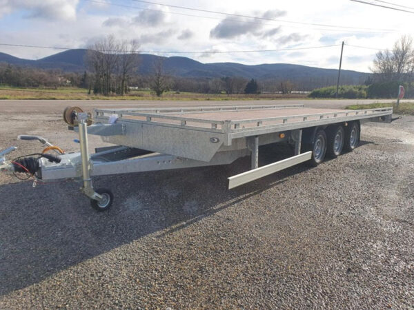 Plataforma fixa + rampas Boro ATLAS 6m x 2m 3500KG 3 eixos