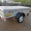 Reboque de bagagem TRELGO com roda de apoio e lona plana