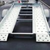 Reboque para transporte de veículos de eixo único, capacidade de 1300 kg