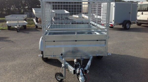 Reboque Lider para serviço pesado com 4 travões – peso bruto total de 750 kg – 200 x 134 cm – 1 eixo