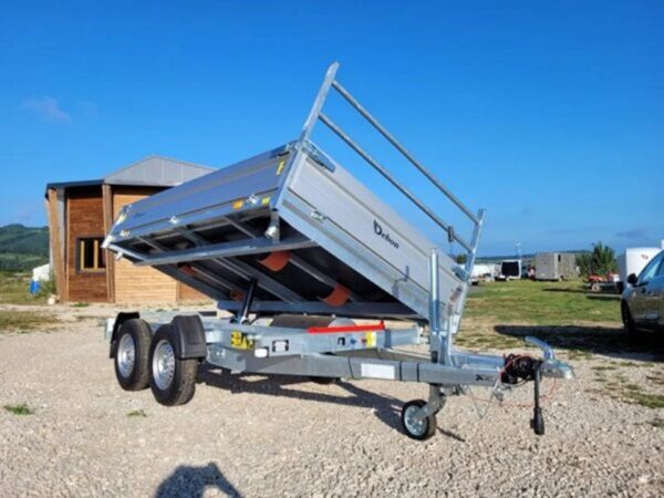 Reboque basculante hidráulico TRIBENNE PW2.3 Debon, 2 eixos