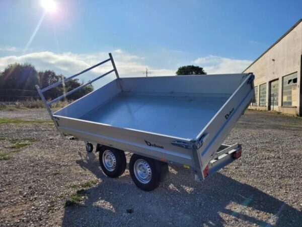 Reboque basculante hidráulico TRIBENNE PW2.3 Debon, 2 eixos